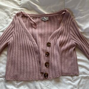 RSQ mauve cardigan